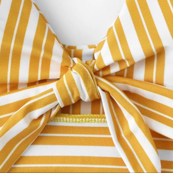 SALE!! Yellow Striped Bikini 👙 - Picture 4 of 4